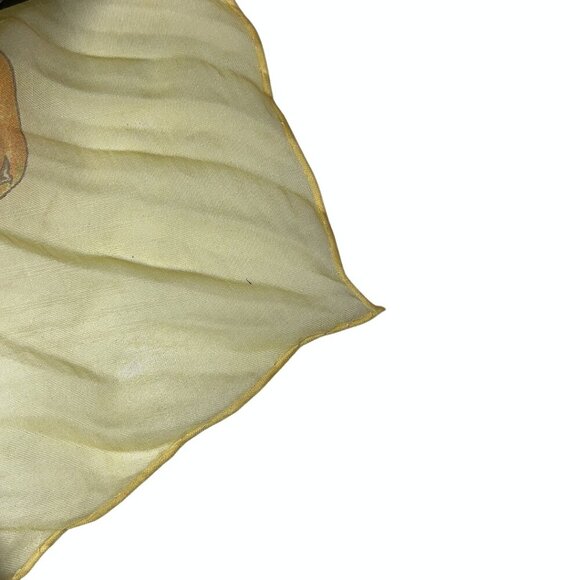 Hermès Plissé Silk chiffon passiflores pleated scarf w/ designer box - Picture 8 of 10